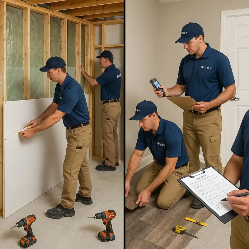 Repairs and Reconstruction process in West Simsbury, CT