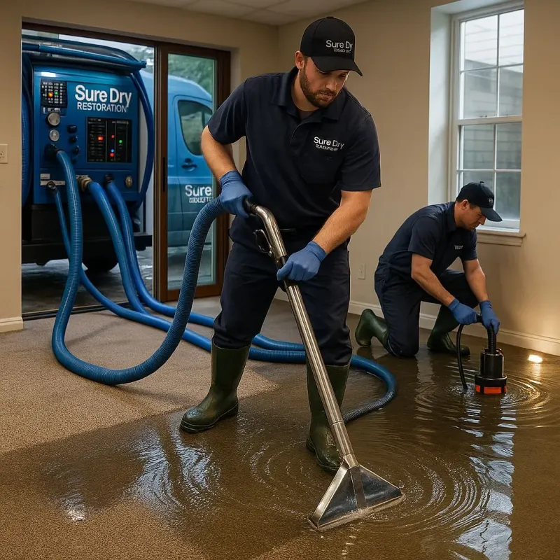 Water Extraction and Removal process in West Simsbury, CT